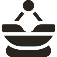 Minimalist person rowing illustration